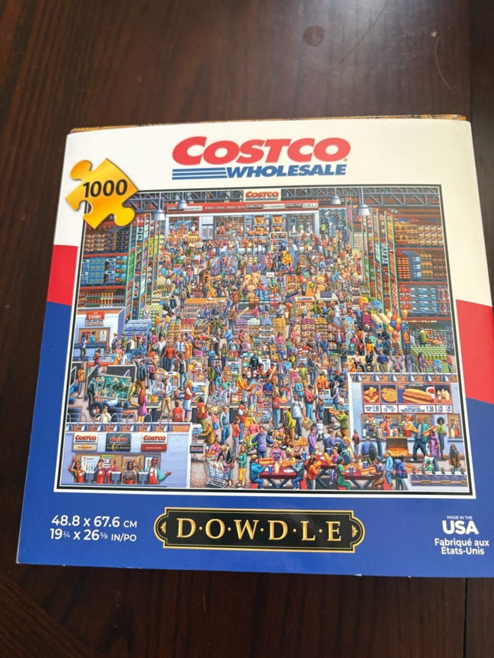 Costco Wholesale 1000-Piece Puzzle by Dowdle — Colorful Retail Scene